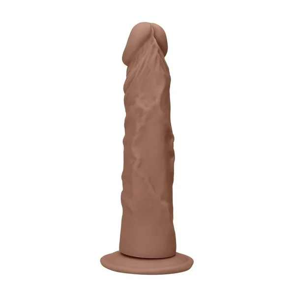 RealRock Skin Realistic Dildo Without Balls 9in – Caramel