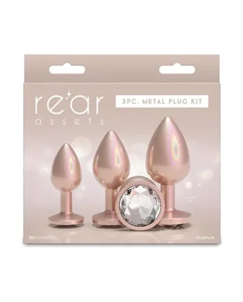 Rear Assets 3 pc Trainer Kit w/Clear Gem – Iridescent Champagne
