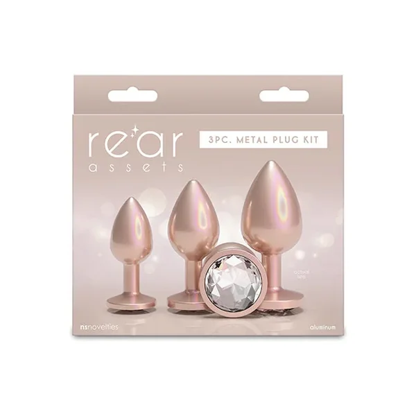Rear Assets 3 pc Trainer Kit w/Clear Gem – Iridescent Champagne