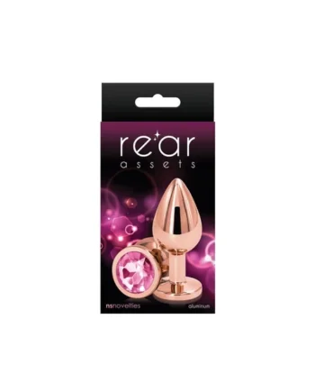 Rear Assets Aluminum Anal Plug Circle Medium by NS Novelties