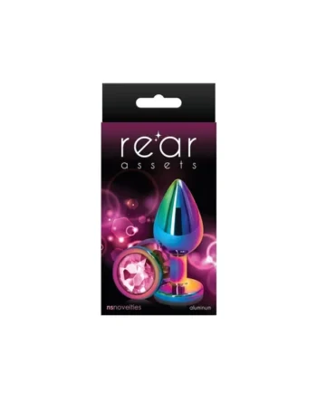 Rear Assets Aluminum Anal Plug Gem Medium by NS Novelties