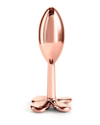 Rear Assets Clover Aluminum Anal Plug – Rose Gold