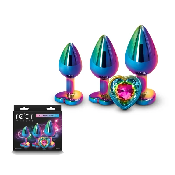 Rear Assets Trainer Kit Multi-color Rainbow Heart