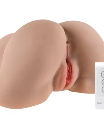 Rear Beauty Sucking & Vibrating Masturbator in Light