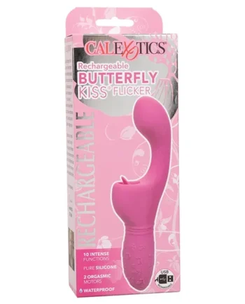 Rechargeable Butterfly Kiss Flicker-Pink
