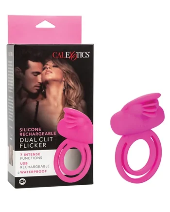 RECHARGEABLE DUAL CLIT FLICKER ENHANCER