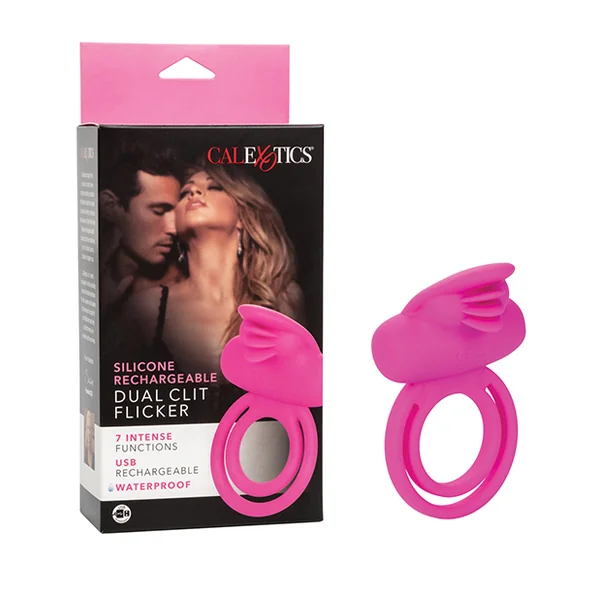 RECHARGEABLE DUAL CLIT FLICKER ENHANCER