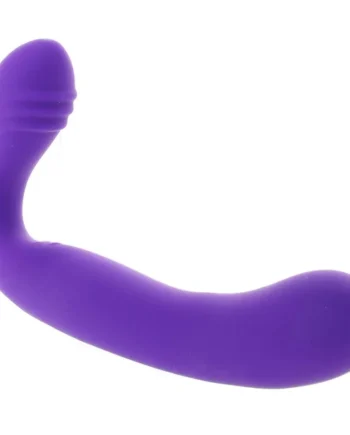 Rechargeable Love Rider Strapless Strap-On in Purple