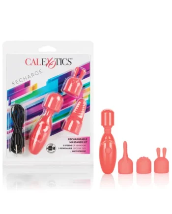 Rechargeable Massager Kit - Orange