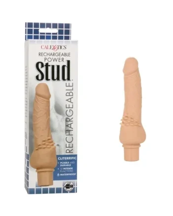 Rechargeable Power Stud Cliterrific – Ivory