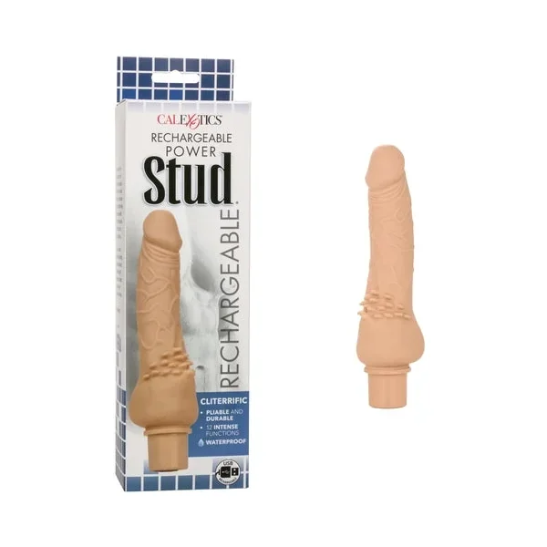 Rechargeable Power Stud Cliterrific – Ivory