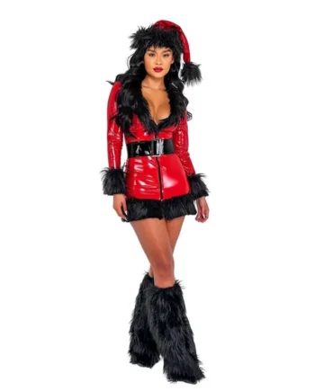 Red Sexy Santa Babe Christmas Costume