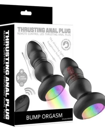 Remote Anal Vibrator - Secwell - Thrusting Anal Plug Remote Control Led