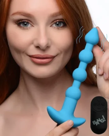 Remote Control Vibrating Silicone Anal Beads