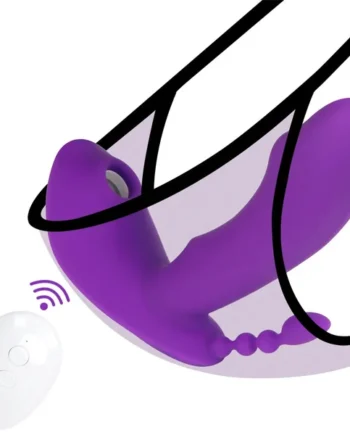 Remote Control Women Vibrator - Anal Dildo G Spot Vibrator Clit Sucking Vibrating Anal Beads Sex Toy