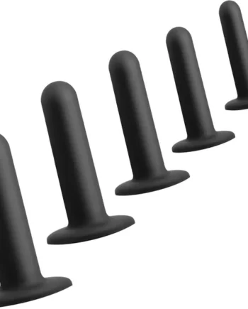 Renegade 5-Piece Silicone Dilator Kit - Black