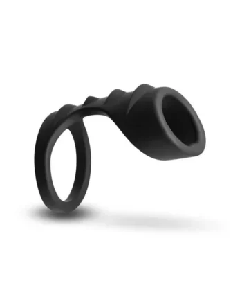 Renegade Bolster Silicone Cock Ring – Black