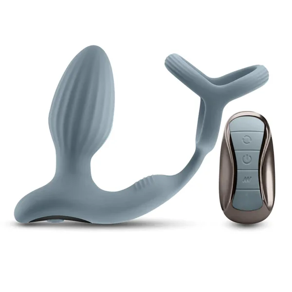 Renegade Pinnacle Rotating Vibrating Prostate Plug With Cock Ring