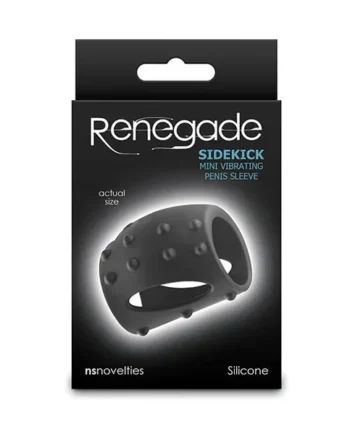 Renegade Sidekick Mini Vibrating Penis Sleeve – Black