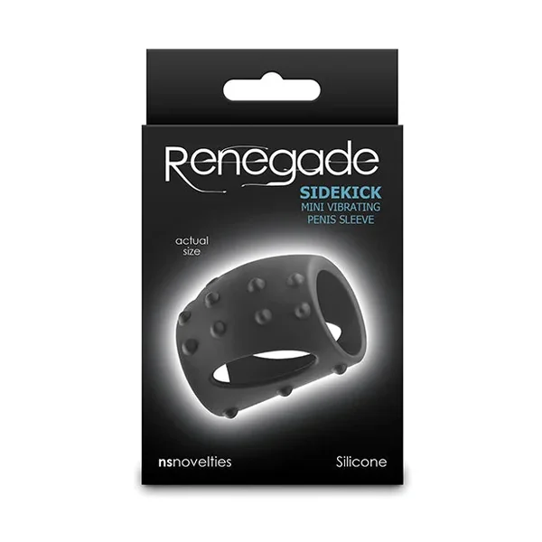 Renegade Sidekick Mini Vibrating Penis Sleeve – Black