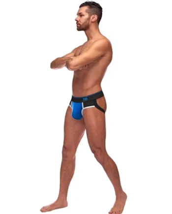 RETRO SPORT PANEL JOCK ROYAL BLUE/ BLACK L/XL