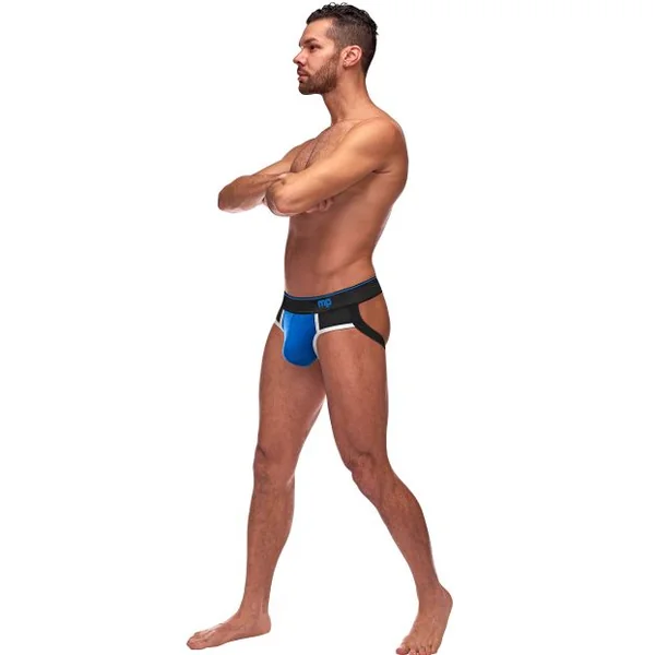 RETRO SPORT PANEL JOCK ROYAL BLUE/ BLACK L/XL