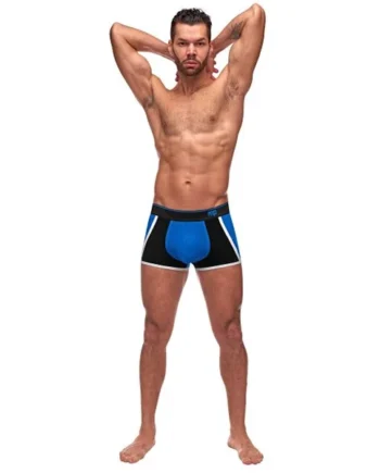 RETRO SPORT PANEL SHORT ROYAL BLUE/ BLACK MEDIUM