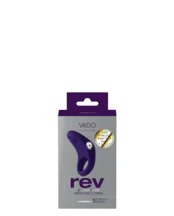 Rev Rechargeable Vibrating C-Ring - Purple