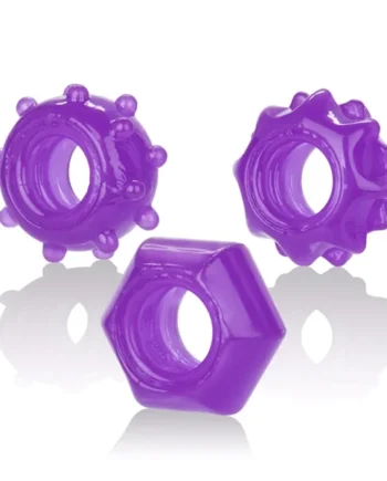 REVERSIBLE RING SET PURPLE