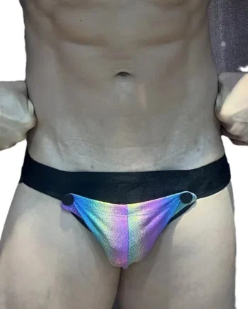 RFE – Jockstrap Black/Rainbow