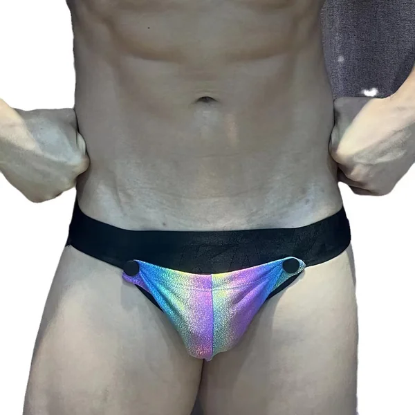 RFE – Jockstrap Black/Rainbow