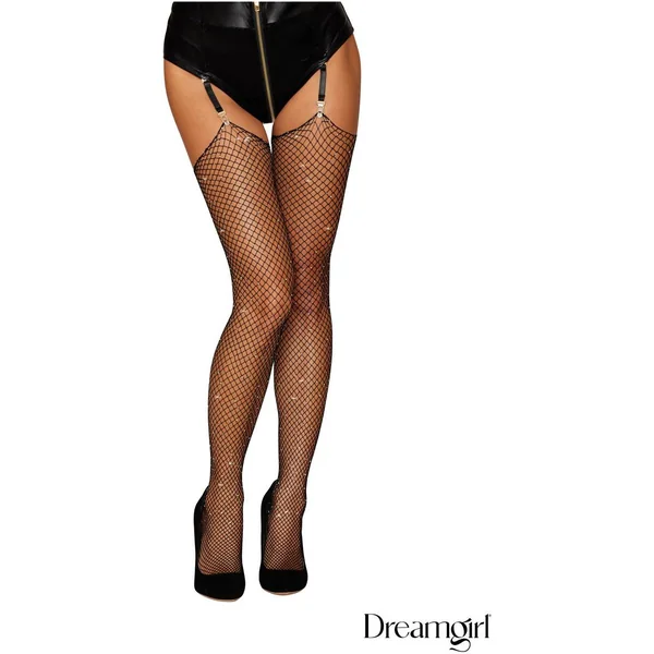 Rhinestone Stockings by Dreamgirl