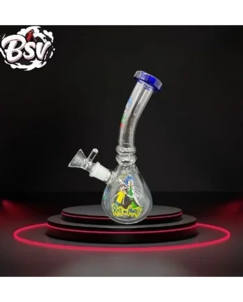 Rick And Morty Blazing 6.5in Waterpipe
