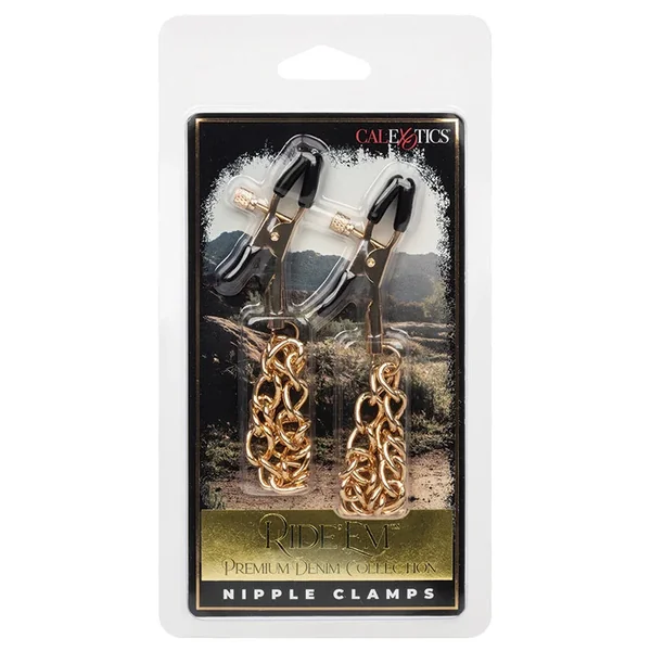 Ride ‘Em Premium Denim Collection Nipple Clamps