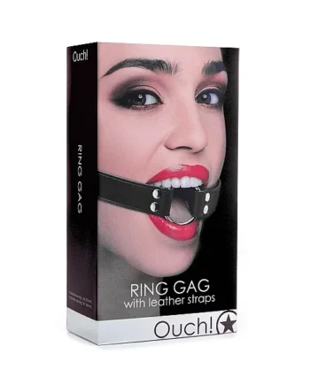 RING GAG BLACK BLACK