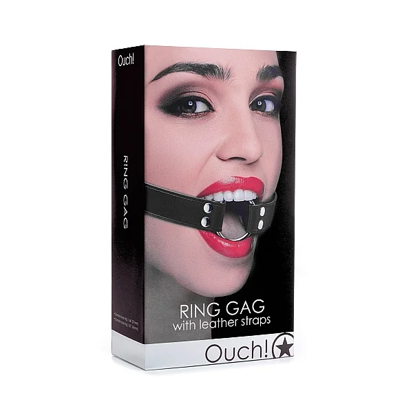 RING GAG BLACK BLACK