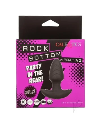 Rock Bottom Rotating Anal Probe – Black