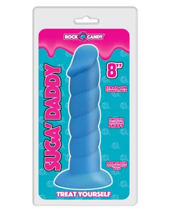 Rock Candy Suga-Daddy 8in Dong - Blue