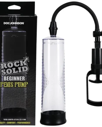 Rock Solid Beginner Penis Pump Black/Clear