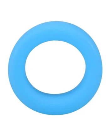 Rock Solid The Big O Glow in the Dark Silicone Cock Ring – Blue