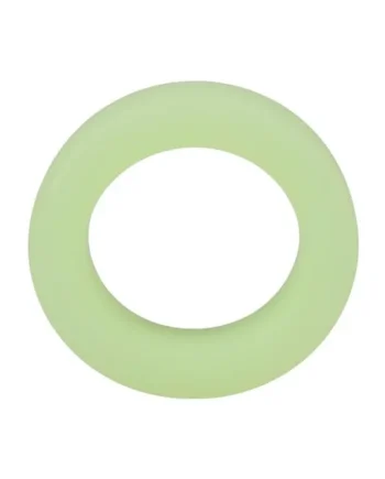 Rock Solid The Big O Glow in the Dark Silicone Cock Ring – Green