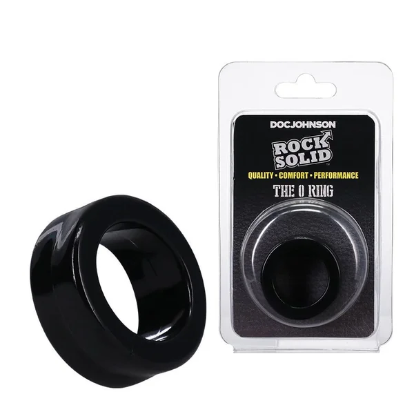 Rock Solid The O Ring Cock Ring Black