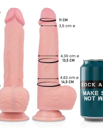 ROCKARMY - LIQUID SILICONE PREMIUM SPITFIRE REALISTIC 21 CM -O- 4.62 CM