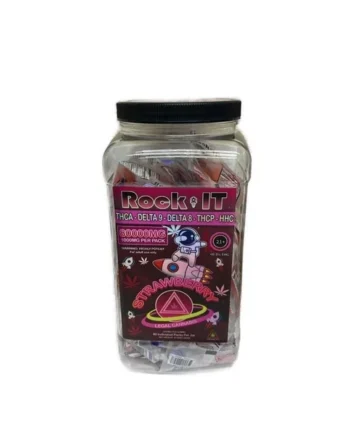 Rock-it Gummies 80000mg/jar 80pc Strawberry