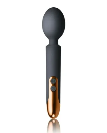 Rocks Off – Oriel Rechargeable Clitoral Massage Wand | Black/Copper