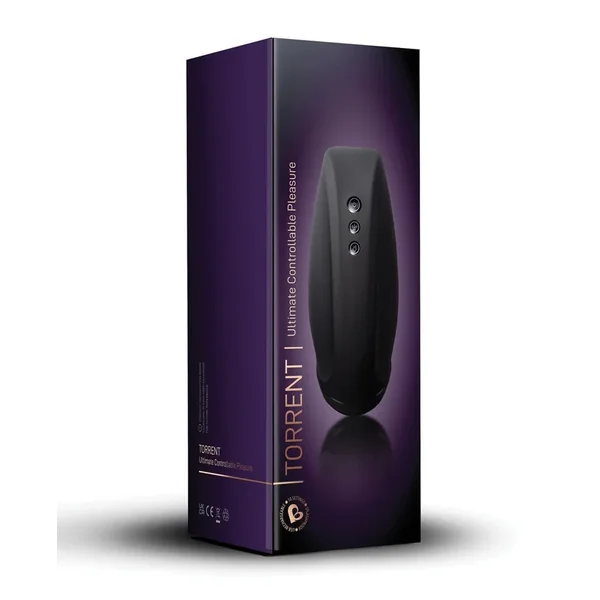 Rocks Off Torrent Rechargeable Stroker – Black