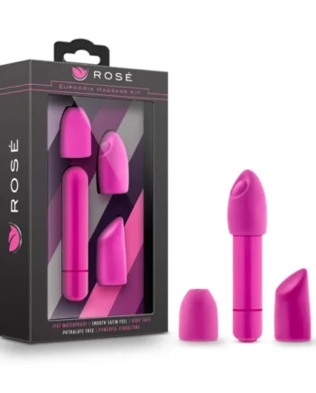 ROSE EUPHORIA SINGLE SPEED BULLET W/ TIPS PINK