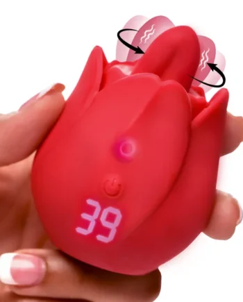 Rose Kisser Licking and Vibrating Digital Clitoral Stimulator