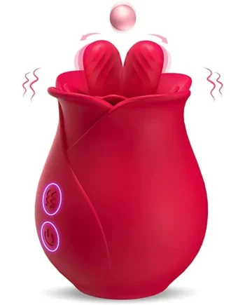 Rose Romeo Double Tongue Lick Shaker clitoral nipple orgasmic sex toy