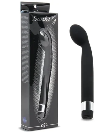 Rose Scarlet G G-Spot Black 8.5-Inch Vibrator